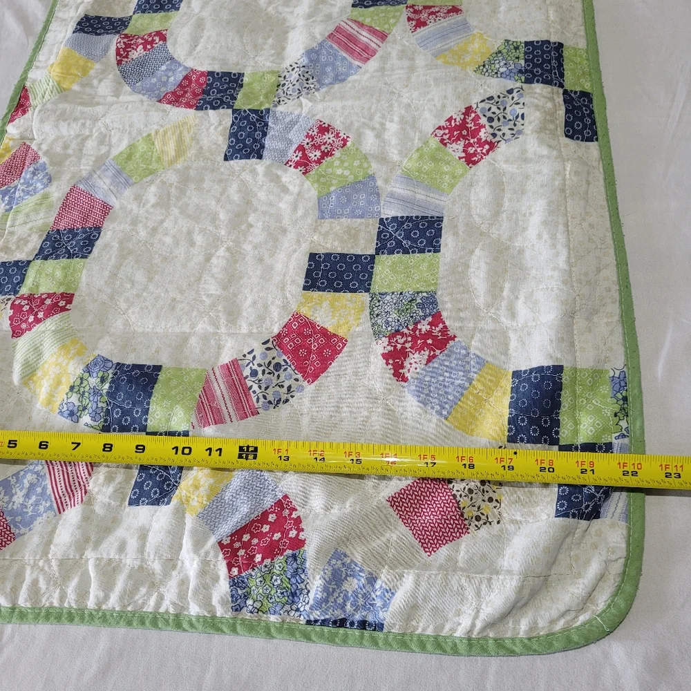 King Size Quilt Pillowcase Country Pillow Cover Prairie Cottage Vintage Quilted
